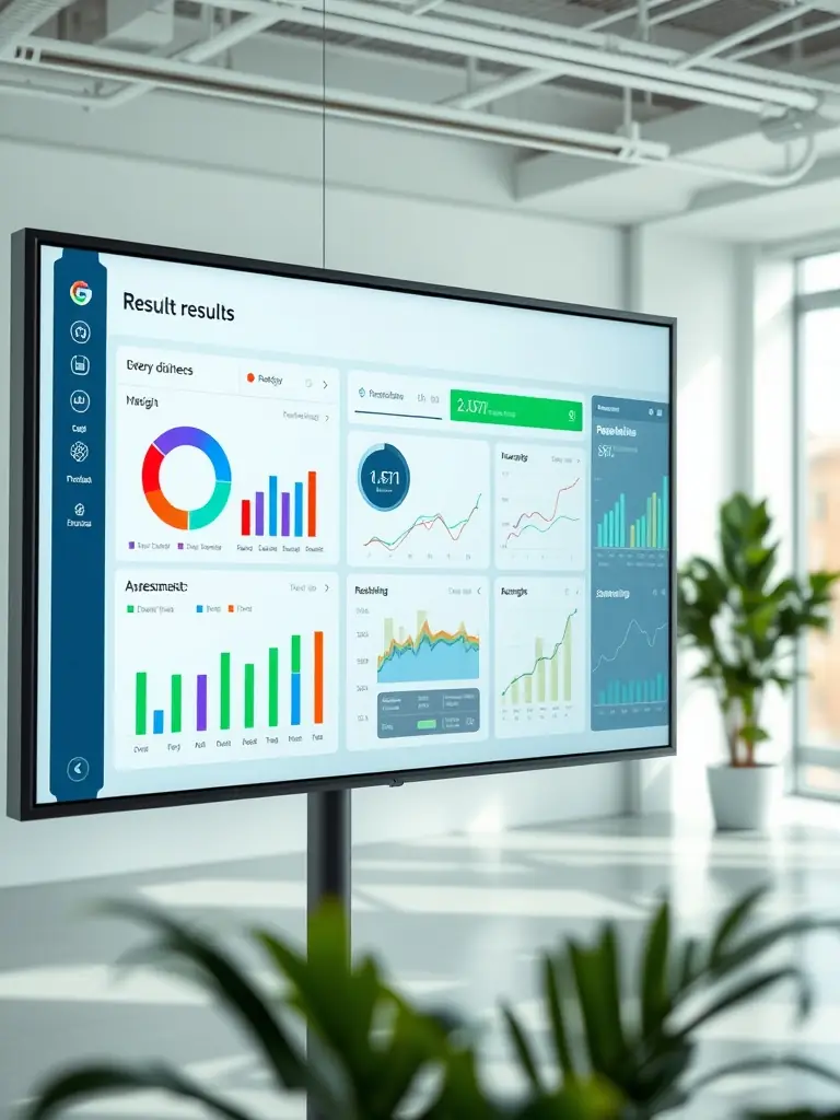 An image showing a data analysis dashboard with charts and metrics, used to represent HookifyAI's Data Analysis Tools.